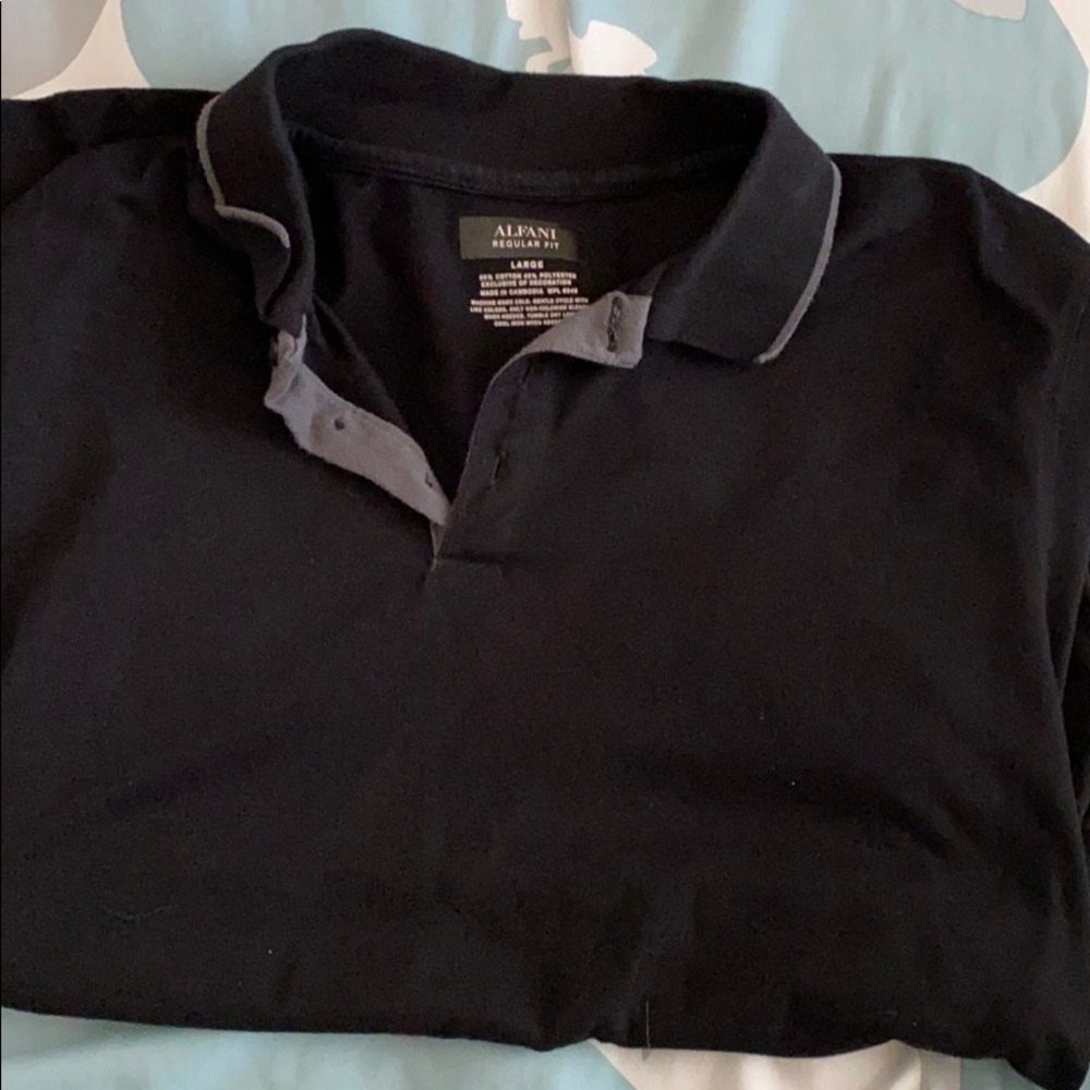 Polo shirt black shirt